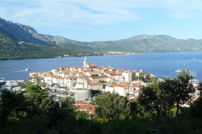 city of korcula panorama